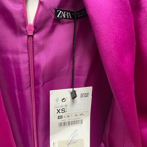 Zara Fuschia blazer dress